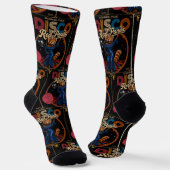 Disco-Roter Panda Socken (Gewinkelt)