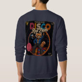 Disco-Roter Panda Sweatshirt (Rückseite)