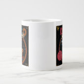 Disco-Rotpanda-Duo Jumbo-Tasse (Vorderseite)