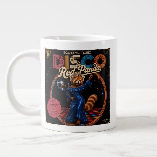 Disco-Rotpanda-Duo Jumbo-Tasse (Links)