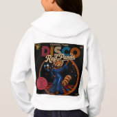 Disco-Rotpanda Hoodie (Rückseite)