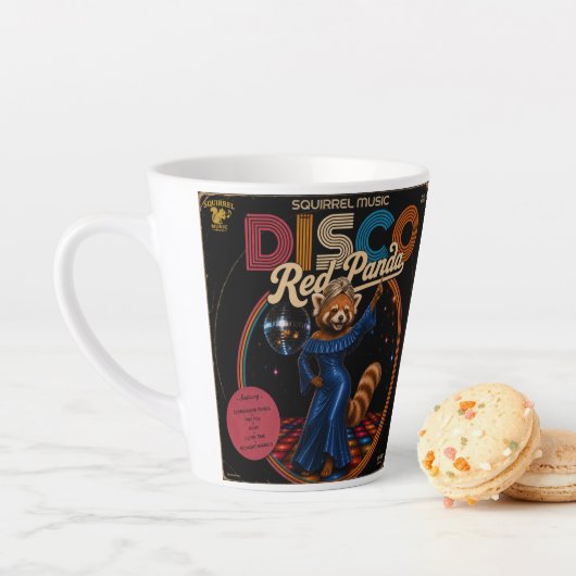 Disco-Rotpanda Milchtasse (Beispiel)