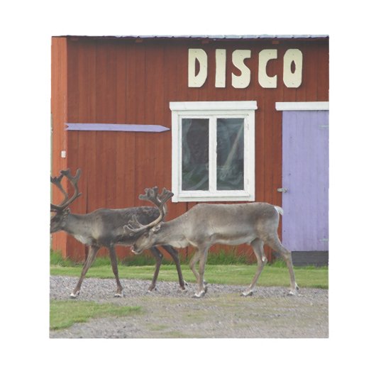 DISCO-ROTWILD NOTIZBLOCK (Vorderseite)