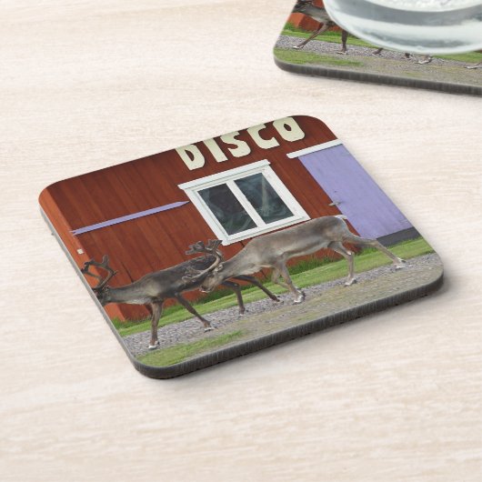 DISCO-ROTWILD UNTERSETZER (Linke Seite)