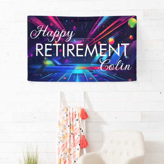 Disco-Ruhestandsbanner Banner (Insitu)