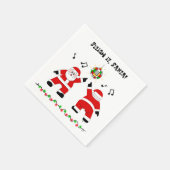 Disco Santa 2 Serviette (Ecke)