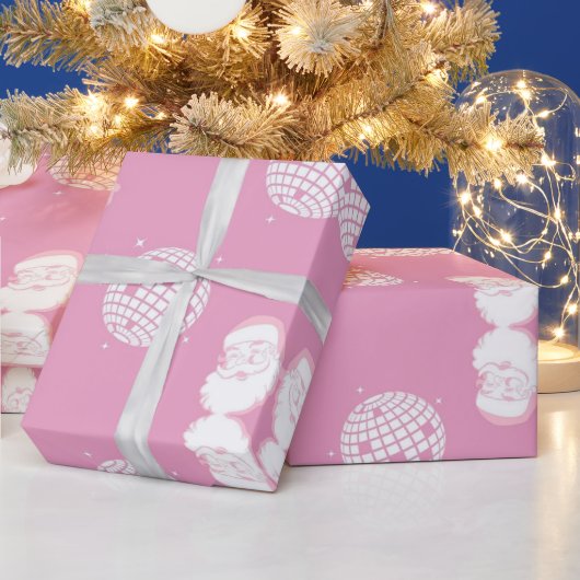 Disco Santa Christmas Geschenkpapier (Feiertage)