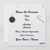 DISCO Santa - Party - SRF Einladung (Rückseite)