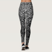 Disco Silber Glamour  Leggings (Rückseite)