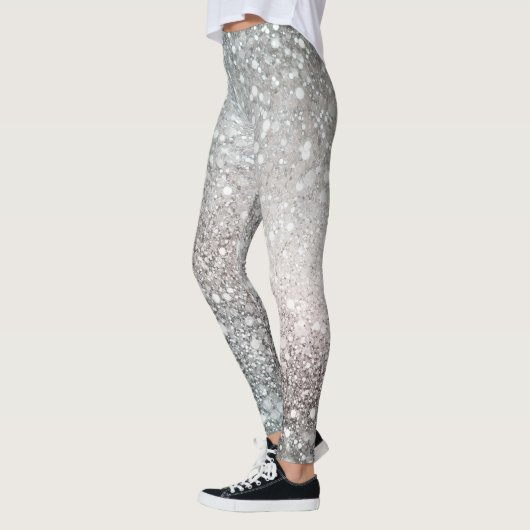 Disco Silver Glam Leggings (Links)
