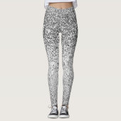 Disco Silver Glam Leggings (Vorderseite)