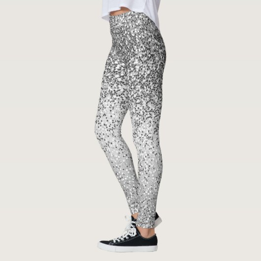 Disco Silver Glam Leggings (Links)