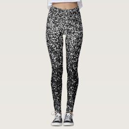 Disco Silver Glam  Leggings