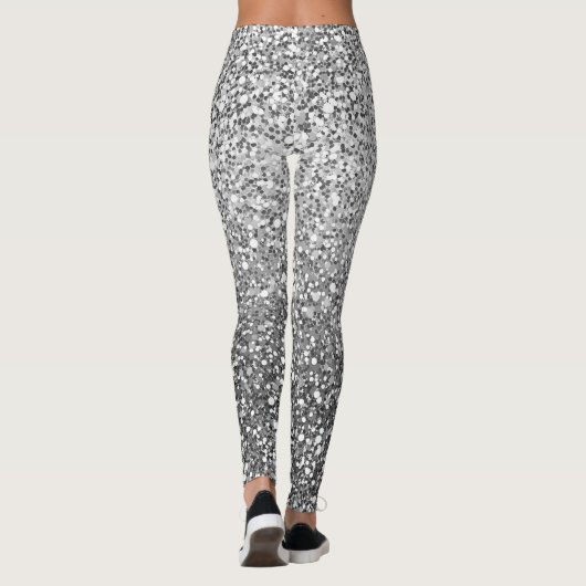 Disco Silver Glam Leggings (Rückseite)