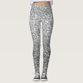 Disco Silver Glam Leggings (Vorderseite)