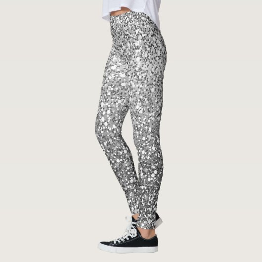 Disco Silver Glam Leggings (Links)