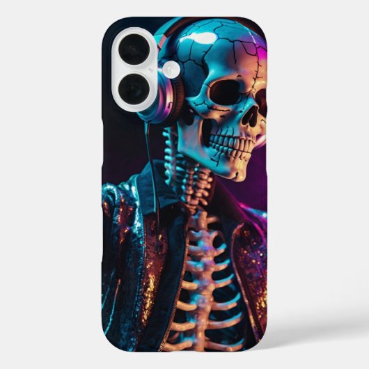 Disco Skeleton Case-Mate iPhone Hülle (Rückseite)