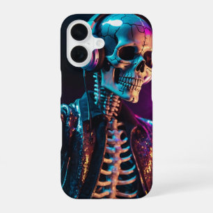 Disco Skeleton iPhone 16 Hülle