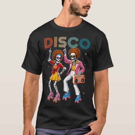 Disco-Skelette T-Shirt (Vorderseite)