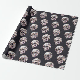 Disco Skull Black Gift Geschenkpapier