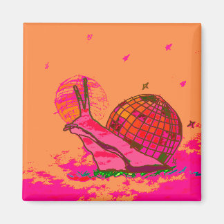 Disco Snail Kühlschrankmagnet