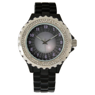 Disco-Spiegelkugel Armbanduhr
