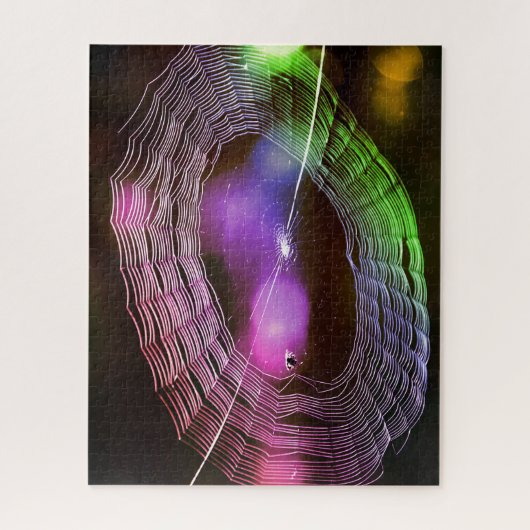 Disco Spinnennetz Farbiger Spaß Puzzle (Vertikal)