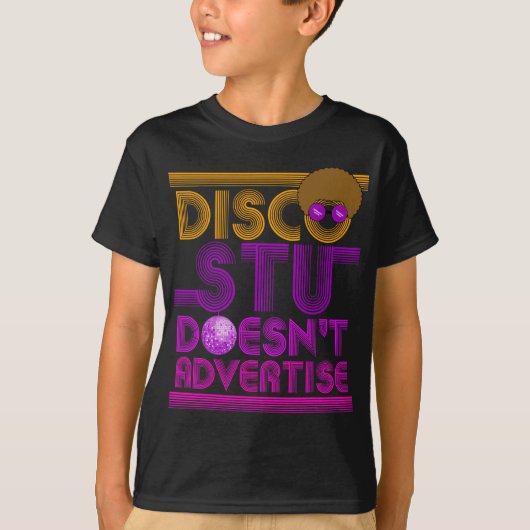 Disco Stu Keine Werbung - Disco T-Shirt (Vorderseite)