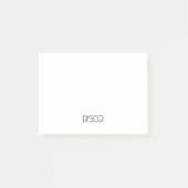 DISCO-Tanz Post-it Klebezettel (Vorderseite)
