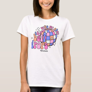 Disco-Tanz Retro Frohes Neues Jahr Party T-Shirt