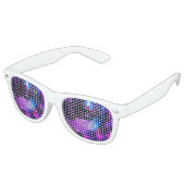 Disco-Tanz Sonnenbrille (Schrägansicht)