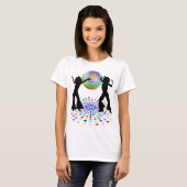 Disco-Tanz-T-Shirt T-Shirt (Vorne ganz)