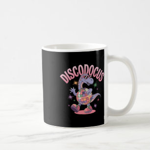 Disco tanzender Dinosaurier Diplodocus Dino Lustig Kaffeetasse