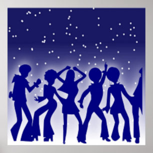 DISCO-TÄNZER POSTER
