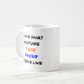 Disco-Tänzerin, Zukunft Kaffeetasse (Vorderseite Links)