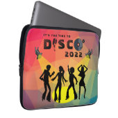 Disco Tanzfläche Retro Multicolor Feier Laptopschutzhülle (Vorne Rechts)