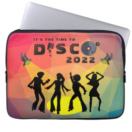 Disco Tanzfläche Retro Multicolor Feier Laptopschutzhülle