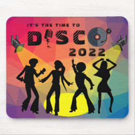 Disco Tanzfläche Retro Multicolor Feier Mousepad