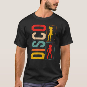 Disco Tanzkönig Königin Vintage Retro 70er Disco T-Shirt