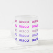 DISCO-Tasse (mattiertes Glas) Mattglastasse (Vorderseite Links)
