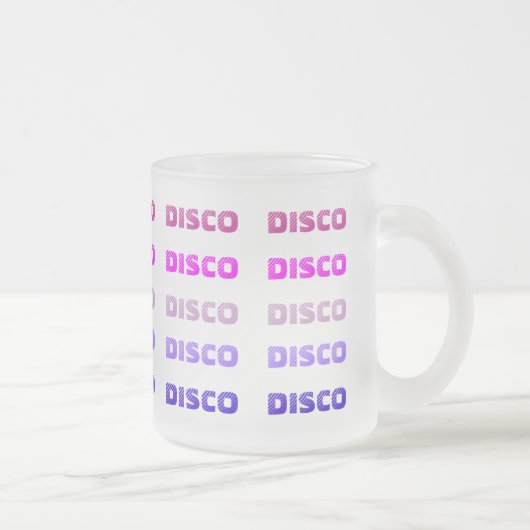 DISCO-Tasse (mattiertes Glas) Mattglastasse (Rechts)