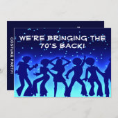 Disco-Thema 70er Party Einladungen (Vorne/Hinten)