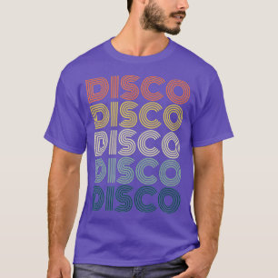 Disco-Thema, funky Vintage 70er 80er für Tanzpar T-Shirt