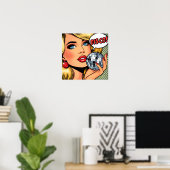 Disco-Themenposter-Kunst Poster (Heimbüro)