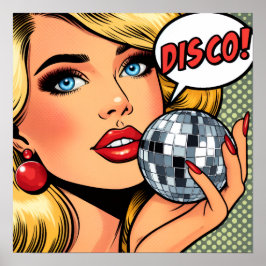Disco-Themenposter-Kunst Poster