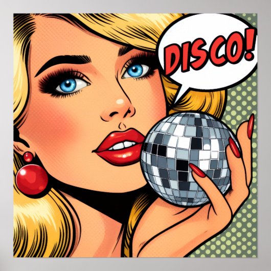 Disco-Themenposter-Kunst Poster (Vorne)