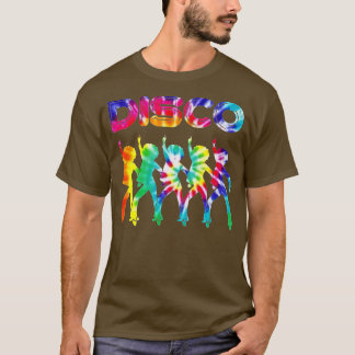 Disco Themenwelt Gefärbte Krawatte Tanz T-Shirt