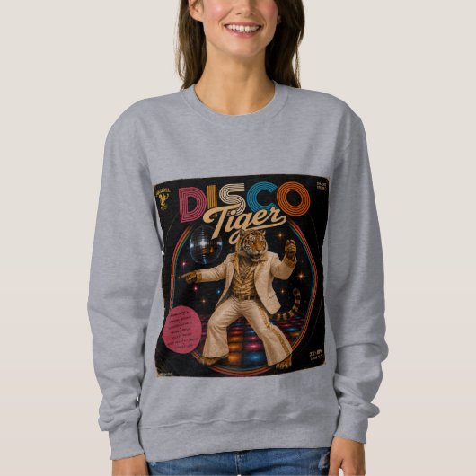 Disco-Tiger-Album Sweatshirt (Vorderseite)