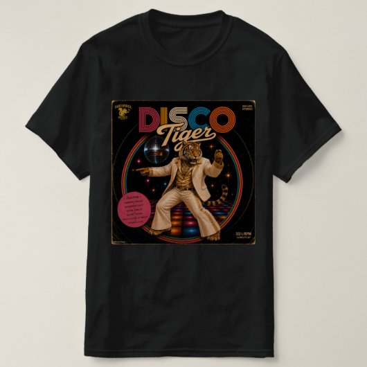 Disco-Tiger-Album T-Shirt (Design vorne)