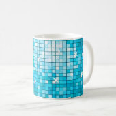 Disco Tiles Blue Tasse (VorderseiteRechts)